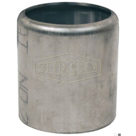 Dixon Holedall II Light Duty External Swage Ferrule, 1-1/2 ID x 2-4/64 to 2-22/64 OD in Nominal, 304 SS GAS2370TO